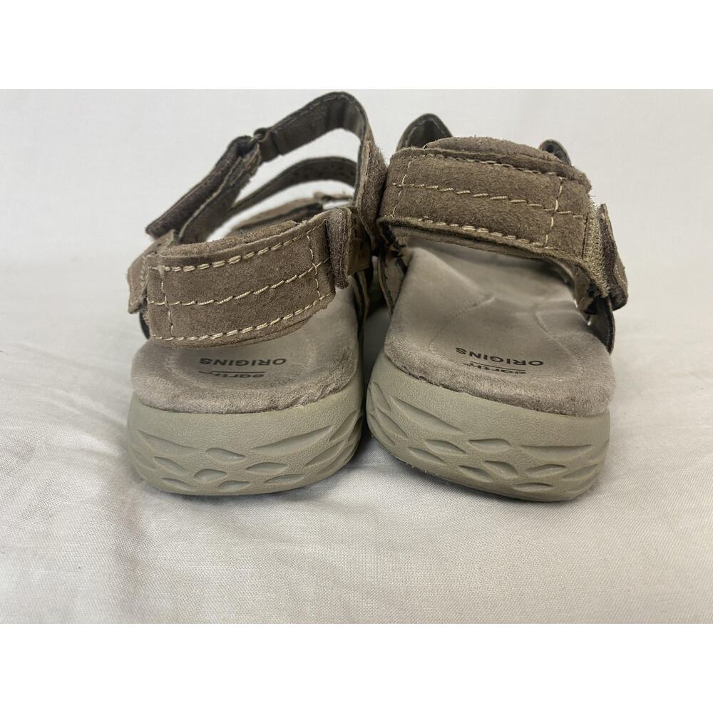 Earth Origins Sandal Women 9 Brown Suede Leather Strappy Westfield Wendy Granola - Picture 6 of 14